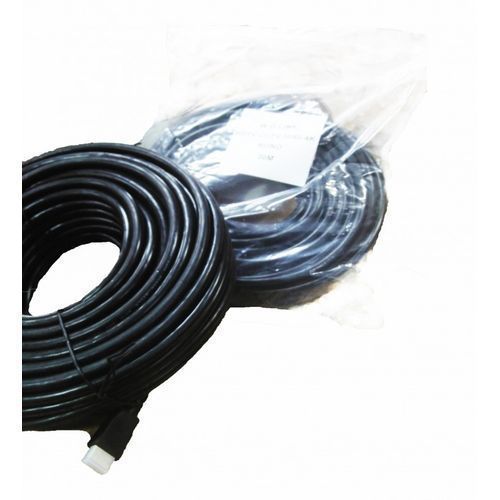 Cable HDMI Rond 4K Haute Vitesse 20m - Noir
