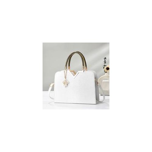 Sac à main femme DE LUXE BLANC - Sac en bandoulière femme