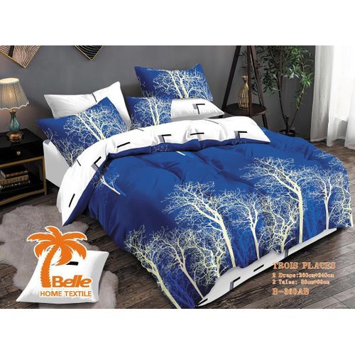Lot de 2 Draps et 2 Taies - Confort et Élégance pour Lit 3 Places