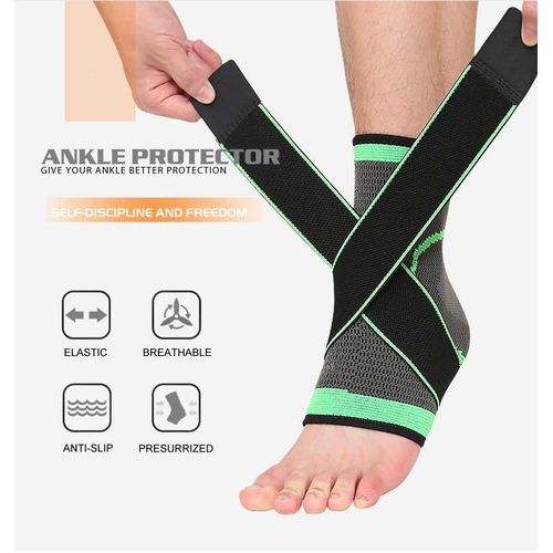 Chevillère de Maintien Professionnelle – Orthèse Anti-Entorse, Double Sangle Réglable, Football & Running