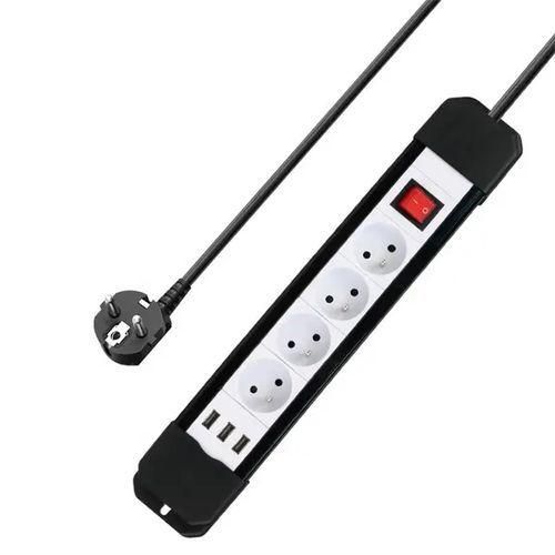 Rallonge Multiprise 5 Prises +3 Port USB