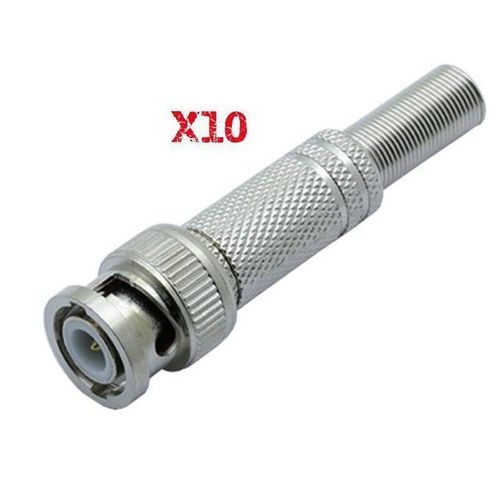 Fiches BNC lot de 10 connecteurs BF