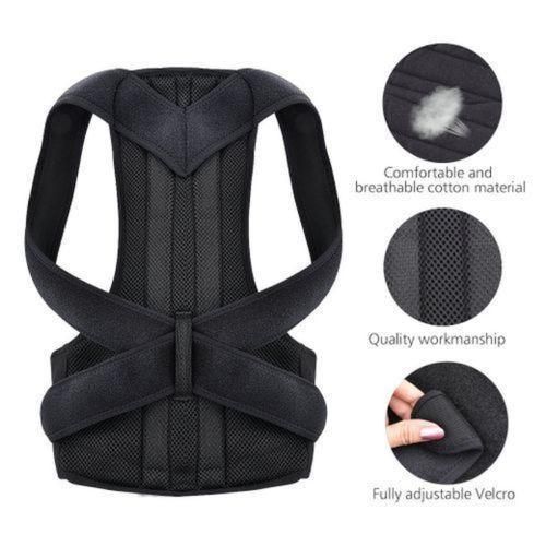 Correcteur de posture orthopédique ajustable, taille : XL