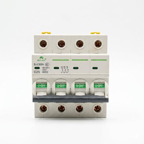 Disjoncteur Tétrapolaire 4P C25 GELAVY – Haute Protection Triphasée 400V : Protégez Définitivement Vos Appareils Contre Les Courts-Circuits Et Incendies
