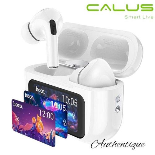 CALUS Écouteurs Bluetooth M5 Pro Bonne Qualité Blanc - Réduction Bruit - Bonne Qualité Sonores NBV
