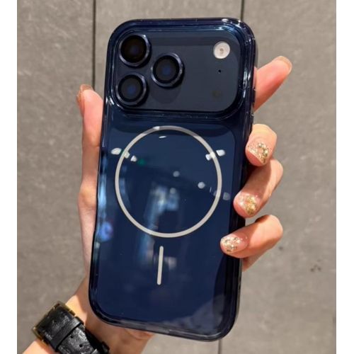 Coque Arrière Magsafe Compatible Pour Iphone 17 PRO MAX - BLEU