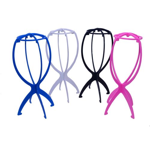 Ensemble De 4 PièCes De Support De Cheveux éPaissi Et SuréLevé, Support De Coiffure En Plastique Pliable, Stable Et Anti-DéFormation