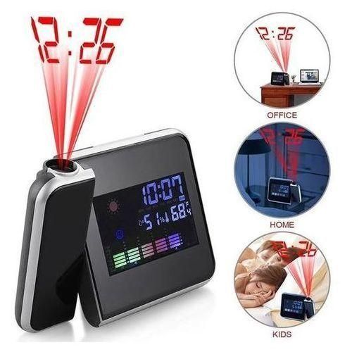 Réveil Numérique Led Avec Fonction Snooze Rétroéclairé, Pour La Maison, Table De Bureau--Noir