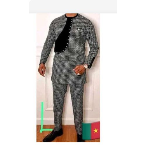 Tunique + Pantalon Pour Homme