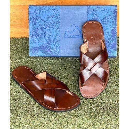 AFRICA Sandales en véritable cuir pour homme