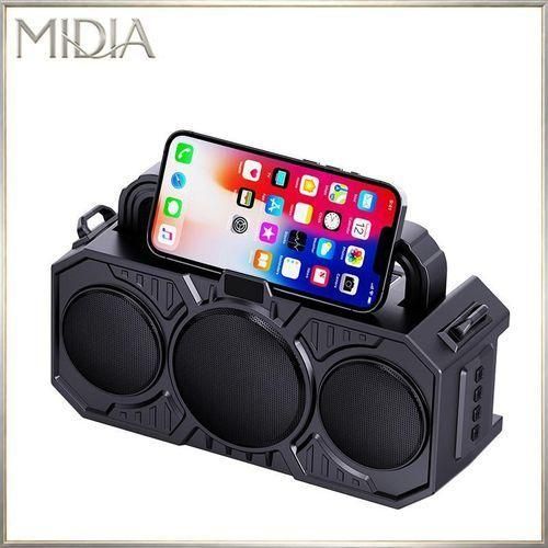 MIDIA Haut-parleur Bluetooth avec super basses Avec FM, haut-parleur Mp3 Alimentation solaire
