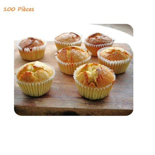 Moule De Gâteau Papier- Multi-couleur -10.5cm - 100 Piècs