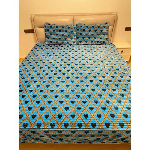 Draps de lit imprimée cœurs