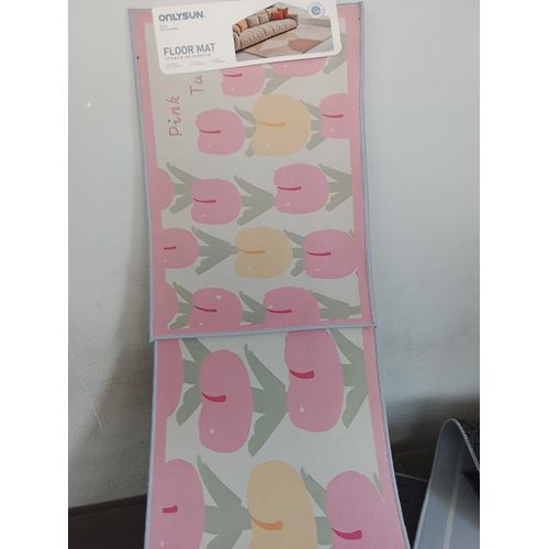 Tapis de Sol Motif Tulipes 2 en 1 40*60/40*120