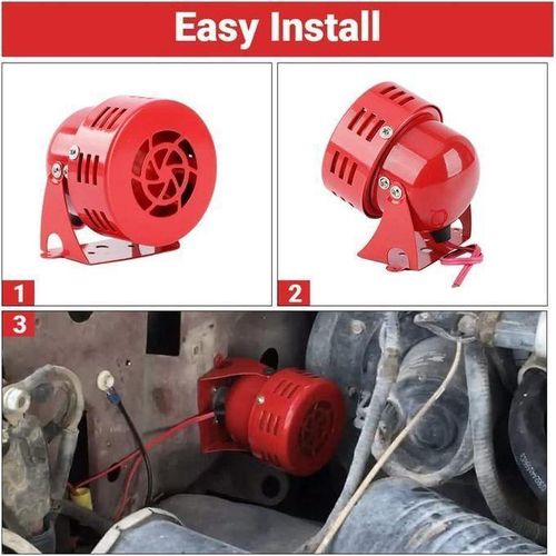 Puissant Sirène à Moteur Mini Quick Sense, Alarme Sonore Industrielle, Avertisseur Sonore électrique