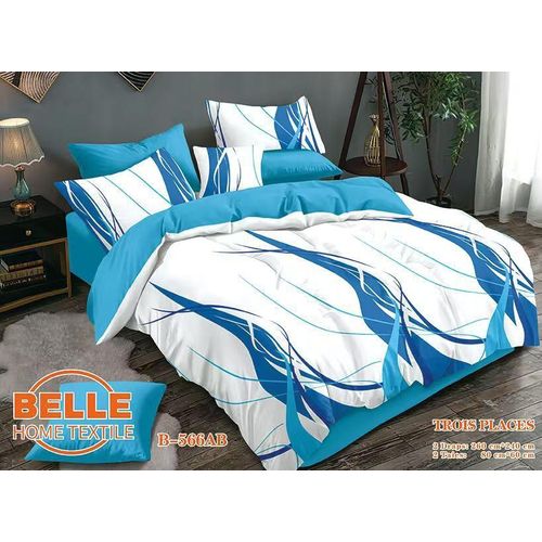 Lot de 2 Draps et 2 Taies - Confort et Élégance pour Lit 3 Places