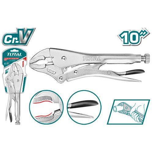 Pinces étaux Mâchoire Courbée