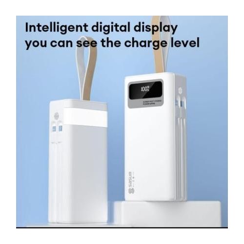 Power Bank Haute Capacité 60 000 mAh – Charge Rapide 22,5W avec Écran Digital