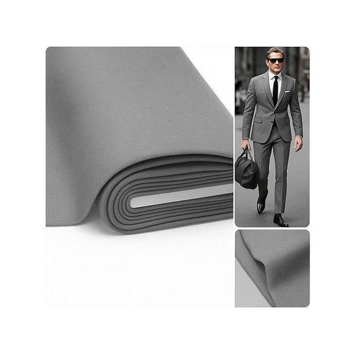 Tissu Originals Pour Costume Complet Homme Gris (Veste + Pantalon), 3 Mètres QUALITE SUPERIEUR
