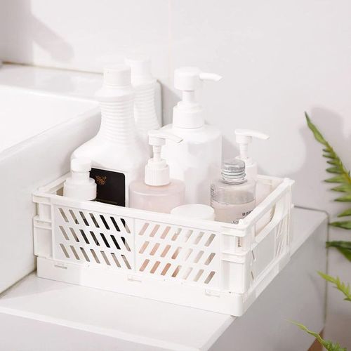 Caisse De Rangement Pliable - Blanc