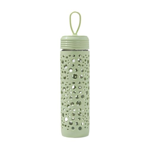 Gourde en Verre avec Housse de Protection