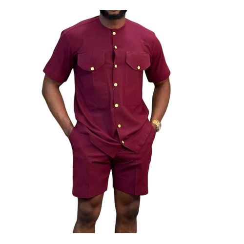 Chemise Homme Manches Courtes + Culottes