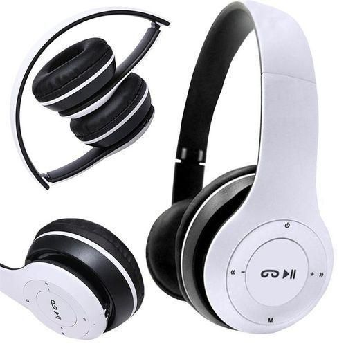 Casque Bluetooth Multi-Fonction P47 Blanc