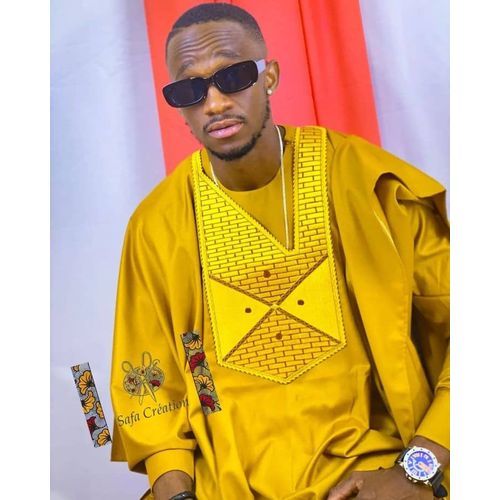 Ensemble Tunique Homme Tissu Avec Boubou