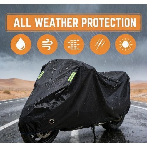 Housse De Protection Moto-Noir