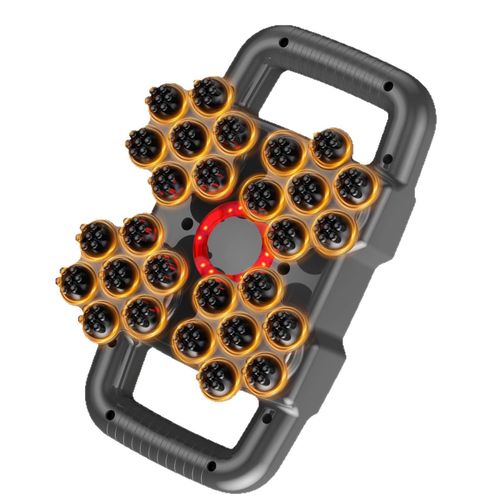 Pistolet de Massage Multi-Têtes - Percussion Profonde