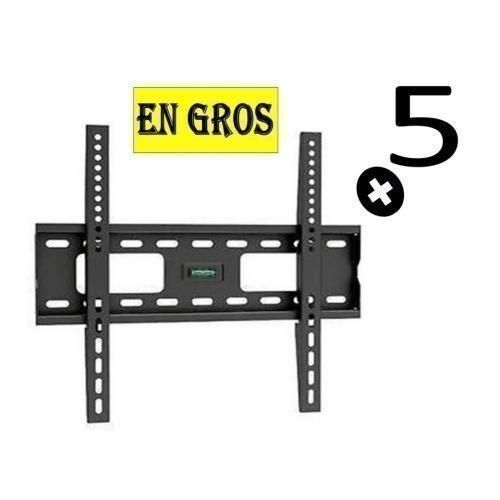 5 Supports Muraux 14-42 Pouces Pour Smart TV - Noir