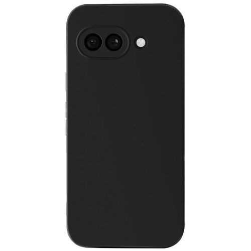 Coque en silicone compatible Google Pixel 9a - Noir
