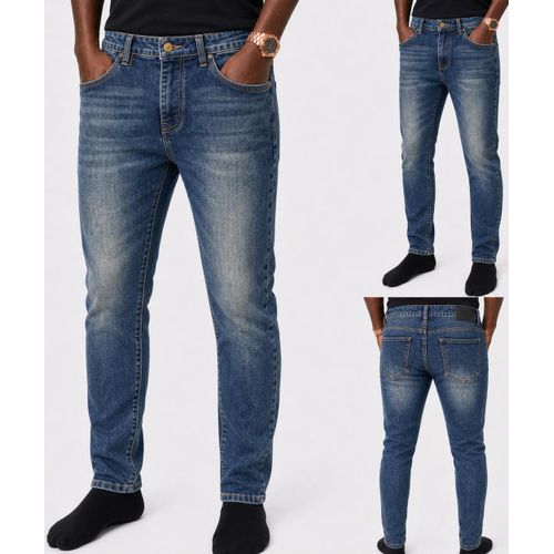 Pantalon Jeans Slim Homme - Bleu