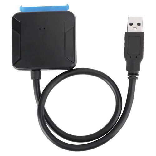 Câble adaptateur de connecteur de disque dur OEM 45CM SATA 3 vers USB 3.0 15 broches pour disque dur et SSD 2,5 pouces, câble convertisseur USB vers SATA