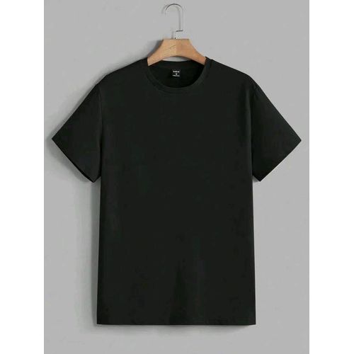 T-shirt Classique Homme – Simplicité et Confort/Noir