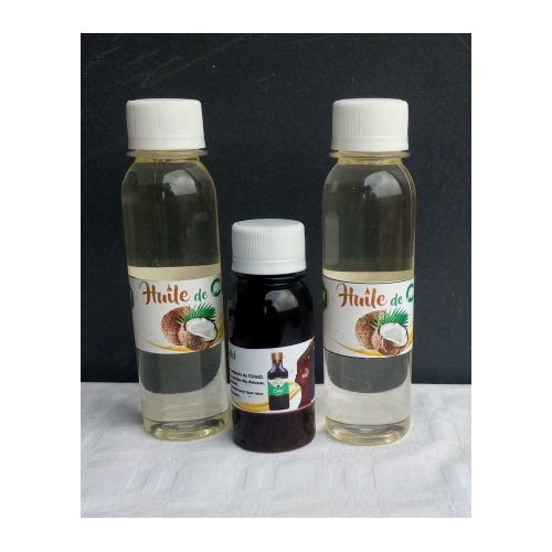 2 Huile De Coco + 1huile De Chebe