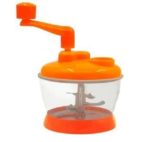 Hachoir Multifonction A Moulinette 5 Lames Et Rappeuse - Orange/Transparent