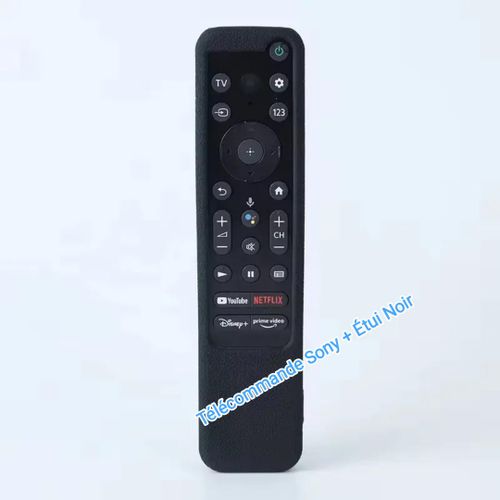 Télécommande Sony Télé androïde + Étui protection