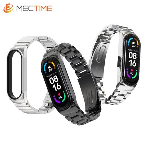 Universal wristband stainless steel three bead strap CS for millet Bracelet 3 4 5