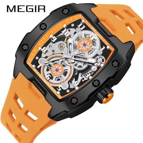 Montre Homme ,Montre De Luxe à Quartz En Gomme M8602G - Montre Automatique
