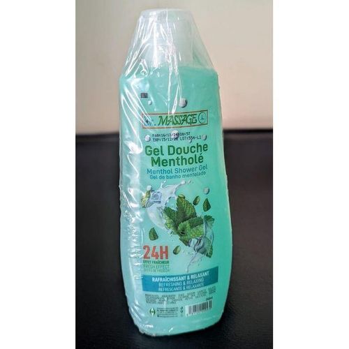 Gel Douche Mentholé 24H fraicheur 250mL- Massage-Relaxation-Raffraichissant- Dr Massage