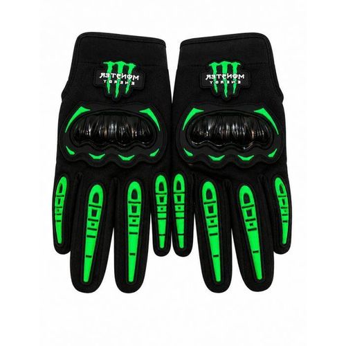 Gant de motard - protection renforcé - antidérapant - coque rigide - respirant - couleur noir