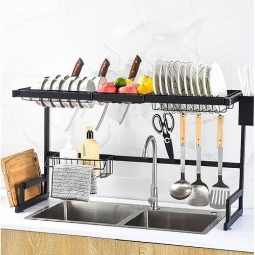 Etagère De Cuisine Pour Lavabo NOIR
