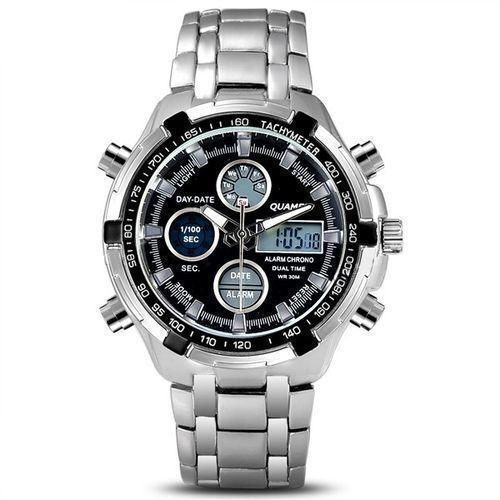 Montre Homme Quamer- Gris