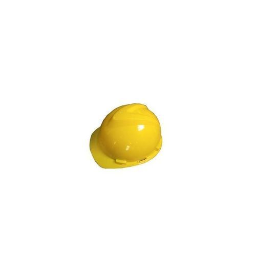 Cinq (5) Casques De Chantier Avec Visières-jaune