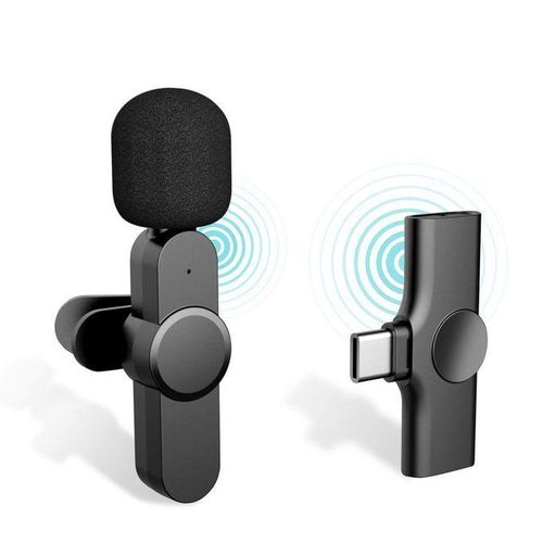 Système De Microphone Sans Fil De Type C, Diffusion En Direct, Enregistrement Vidéo, USB C, Pour Téléphone Portable Et Tablette