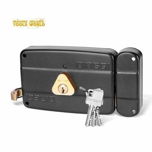 Serrure De Porte En Acier Inoxydable Étanche Externe De Sécurité 3 Clés