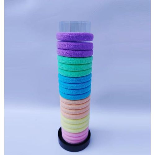 Lot De 20 Pièces De Chouchous Elastiques Colorés Pour Cheveux