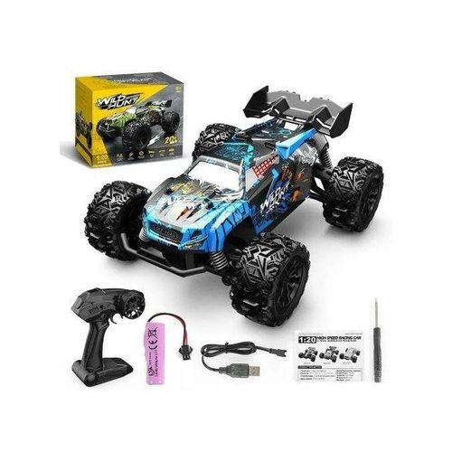 1:20 Véhicule Tout-terrain Télécommandé Drift Racing RCcar Voiture Jouet Pour Enfants - Bleu/noir