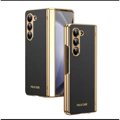 Coque Samsung Z fold 6 noir or